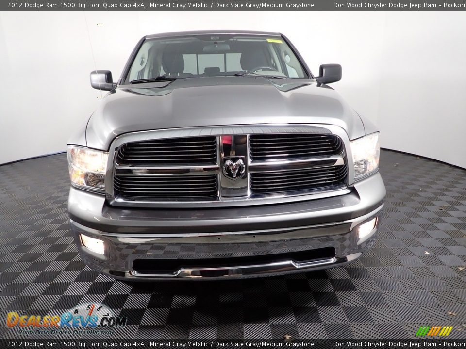 2012 Dodge Ram 1500 Big Horn Quad Cab 4x4 Mineral Gray Metallic / Dark Slate Gray/Medium Graystone Photo #2