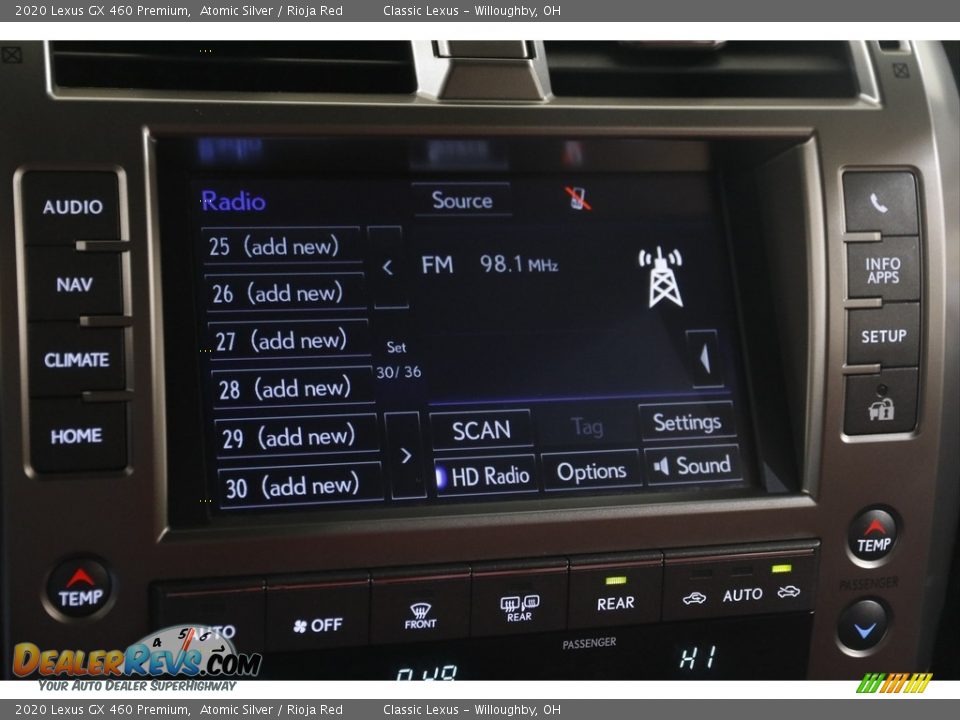 Controls of 2020 Lexus GX 460 Premium Photo #12