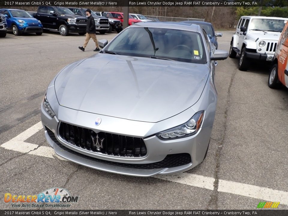 2017 Maserati Ghibli S Q4 Grigio Metallo (Silver Metallic) / Nero Photo #2