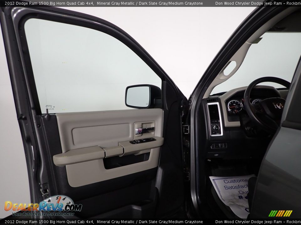 2012 Dodge Ram 1500 Big Horn Quad Cab 4x4 Mineral Gray Metallic / Dark Slate Gray/Medium Graystone Photo #9