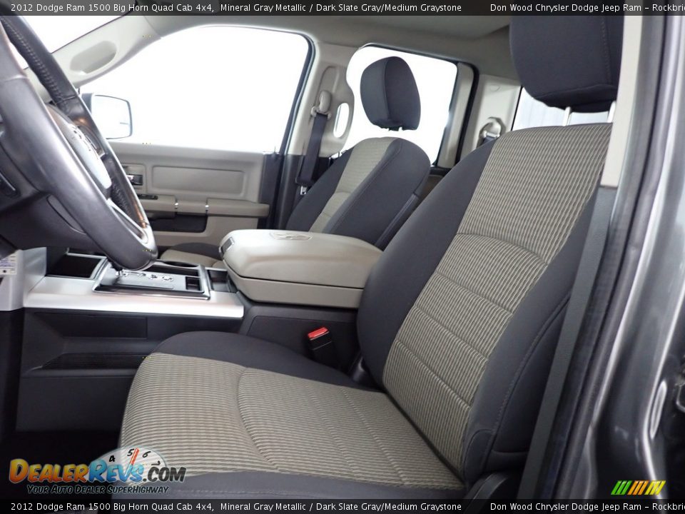 2012 Dodge Ram 1500 Big Horn Quad Cab 4x4 Mineral Gray Metallic / Dark Slate Gray/Medium Graystone Photo #12
