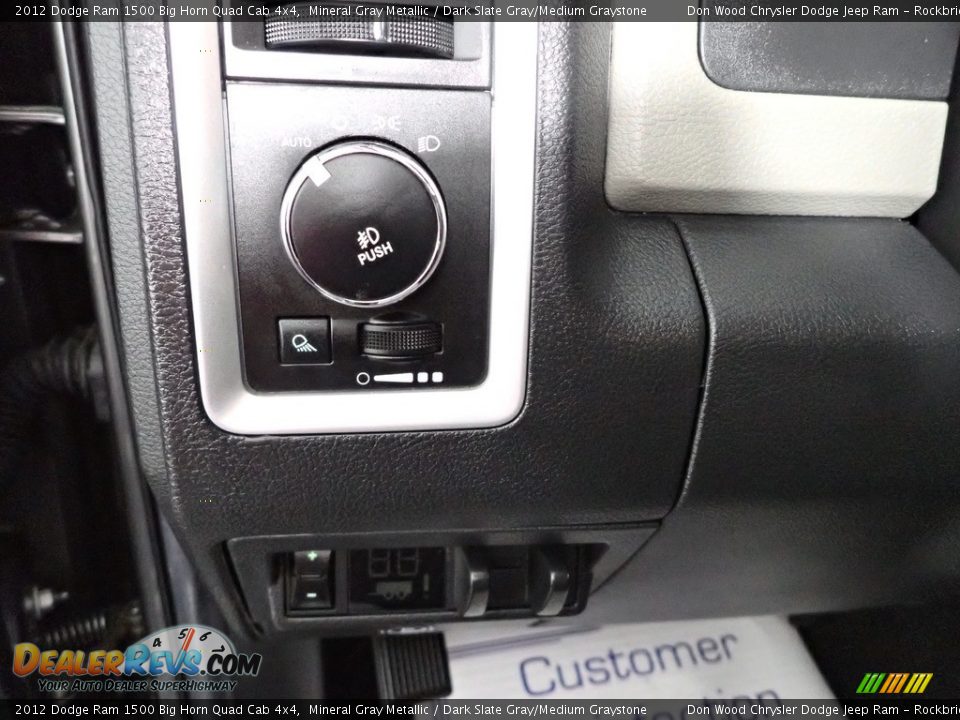 2012 Dodge Ram 1500 Big Horn Quad Cab 4x4 Mineral Gray Metallic / Dark Slate Gray/Medium Graystone Photo #13