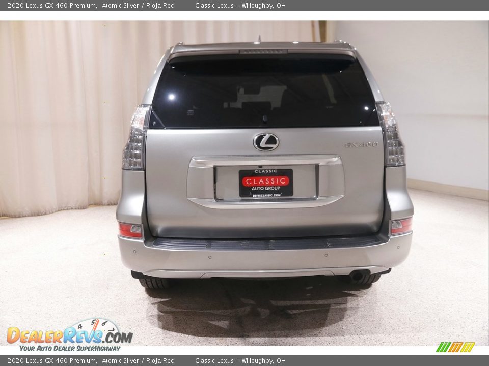 2020 Lexus GX 460 Premium Atomic Silver / Rioja Red Photo #24