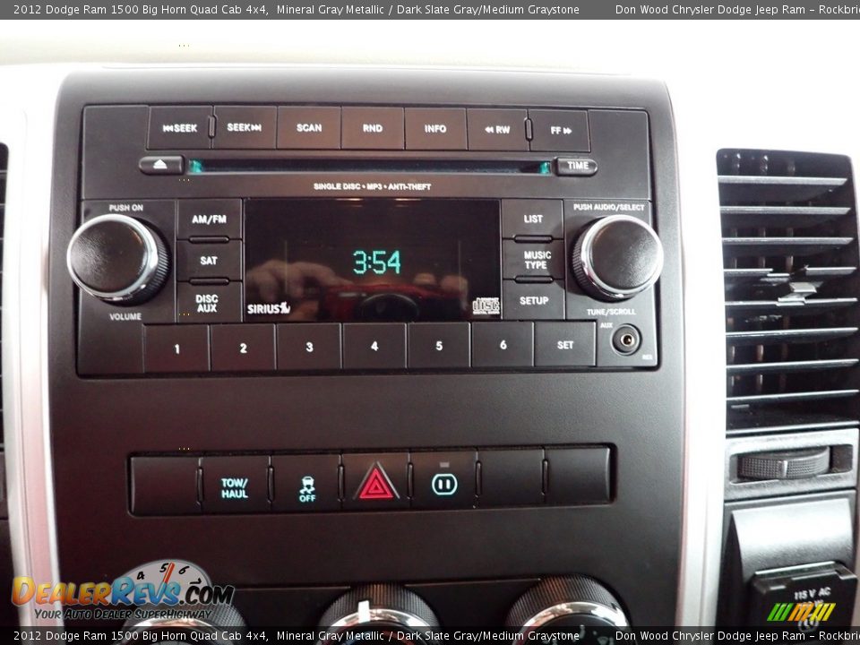 2012 Dodge Ram 1500 Big Horn Quad Cab 4x4 Mineral Gray Metallic / Dark Slate Gray/Medium Graystone Photo #17