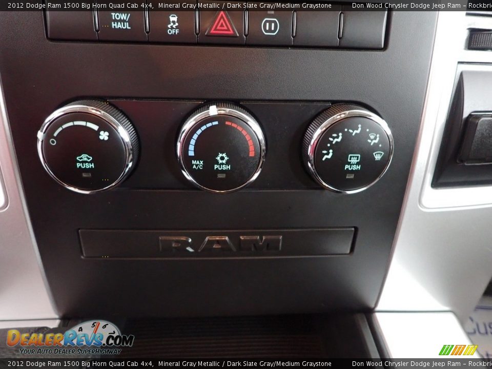 2012 Dodge Ram 1500 Big Horn Quad Cab 4x4 Mineral Gray Metallic / Dark Slate Gray/Medium Graystone Photo #18
