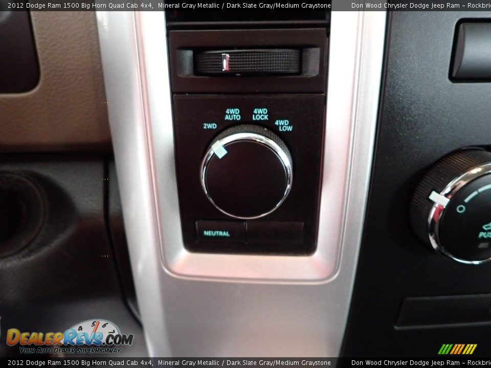 2012 Dodge Ram 1500 Big Horn Quad Cab 4x4 Mineral Gray Metallic / Dark Slate Gray/Medium Graystone Photo #19