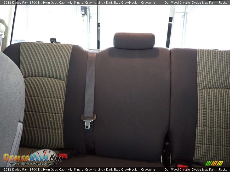 2012 Dodge Ram 1500 Big Horn Quad Cab 4x4 Mineral Gray Metallic / Dark Slate Gray/Medium Graystone Photo #21