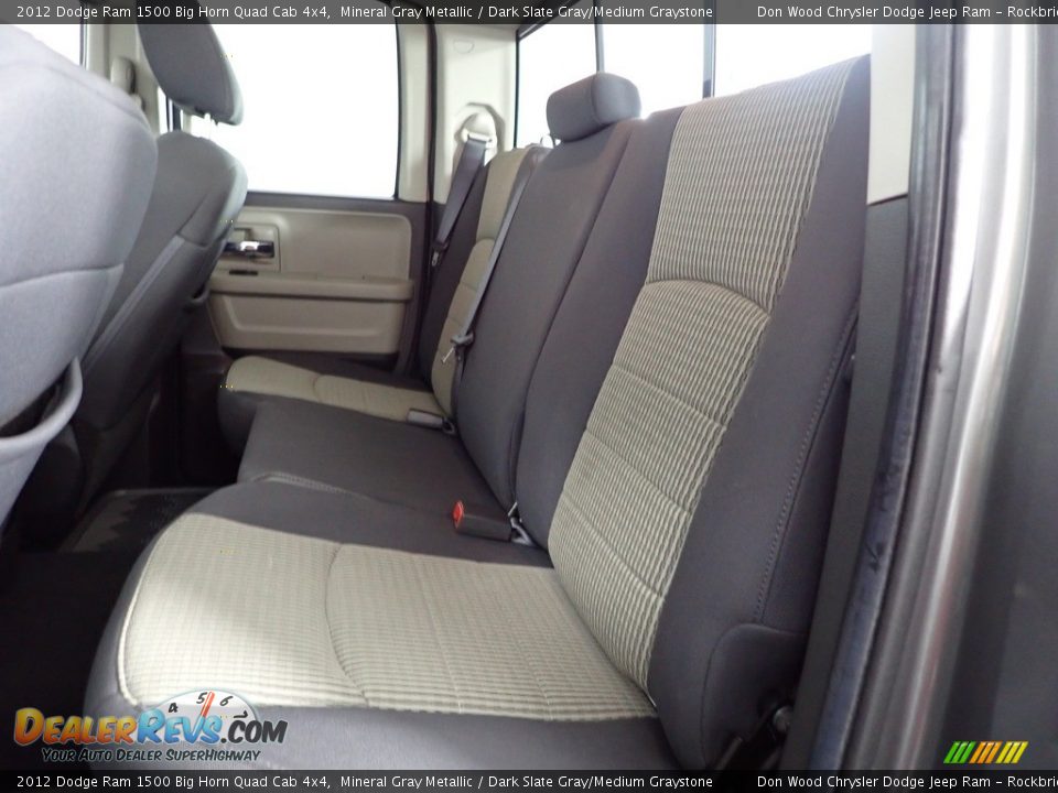 2012 Dodge Ram 1500 Big Horn Quad Cab 4x4 Mineral Gray Metallic / Dark Slate Gray/Medium Graystone Photo #23