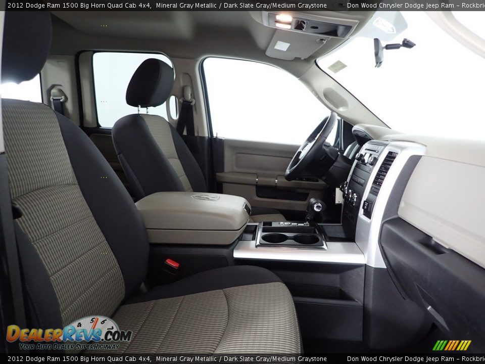 2012 Dodge Ram 1500 Big Horn Quad Cab 4x4 Mineral Gray Metallic / Dark Slate Gray/Medium Graystone Photo #26