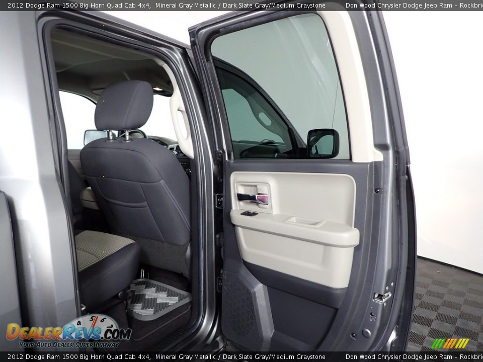 2012 Dodge Ram 1500 Big Horn Quad Cab 4x4 Mineral Gray Metallic / Dark Slate Gray/Medium Graystone Photo #27
