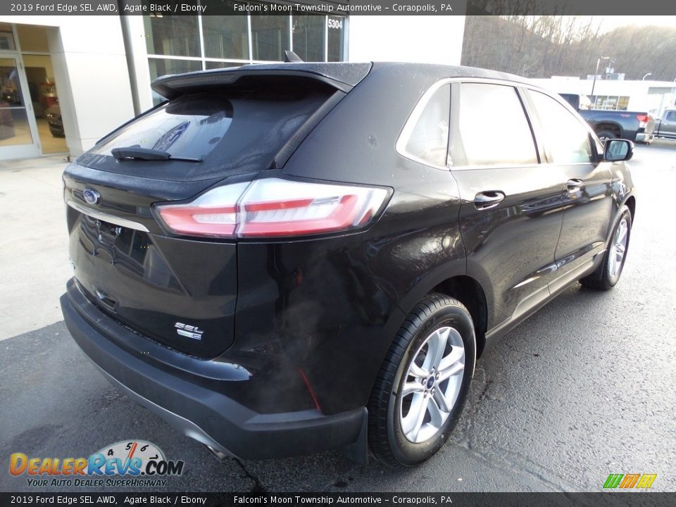 2019 Ford Edge SEL AWD Agate Black / Ebony Photo #2