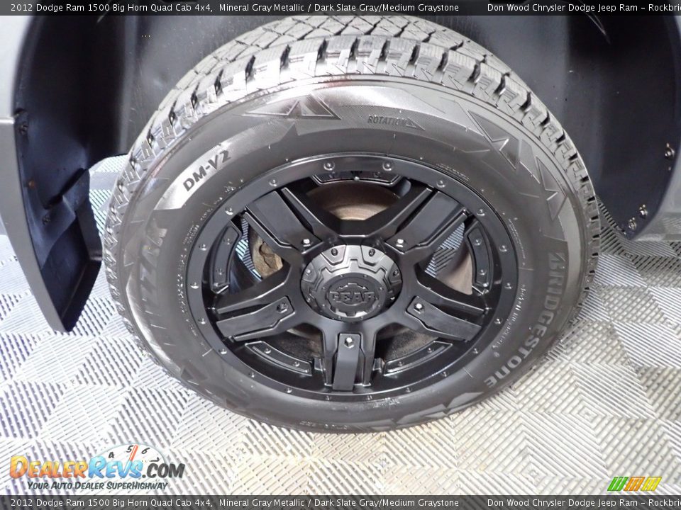 2012 Dodge Ram 1500 Big Horn Quad Cab 4x4 Mineral Gray Metallic / Dark Slate Gray/Medium Graystone Photo #29