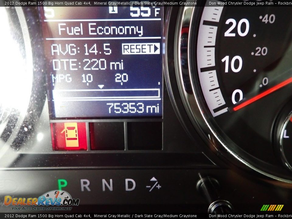 2012 Dodge Ram 1500 Big Horn Quad Cab 4x4 Mineral Gray Metallic / Dark Slate Gray/Medium Graystone Photo #30