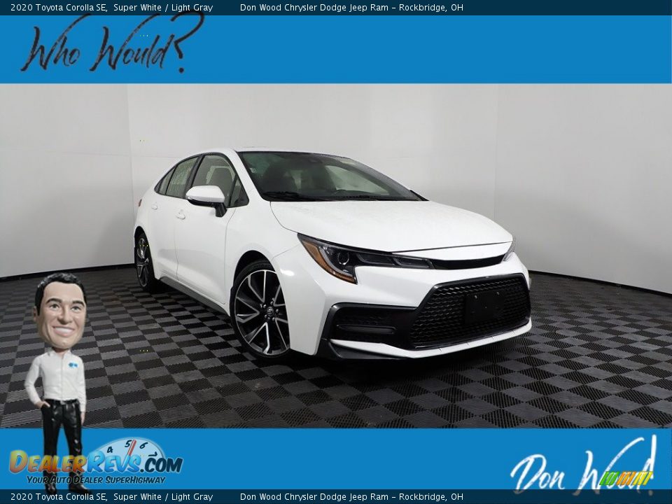 2020 Toyota Corolla SE Super White / Light Gray Photo #1