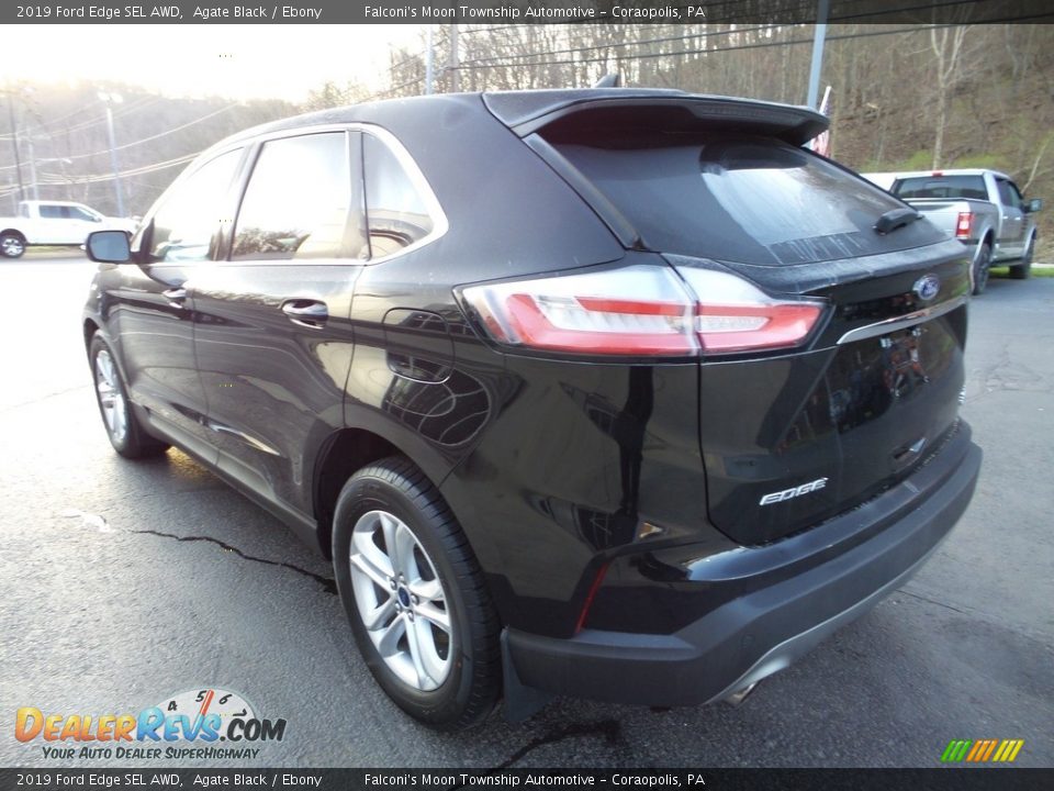 2019 Ford Edge SEL AWD Agate Black / Ebony Photo #5