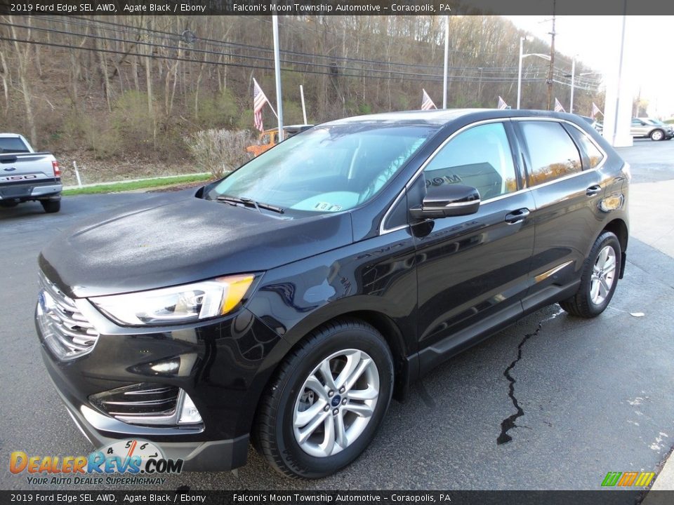 2019 Ford Edge SEL AWD Agate Black / Ebony Photo #7