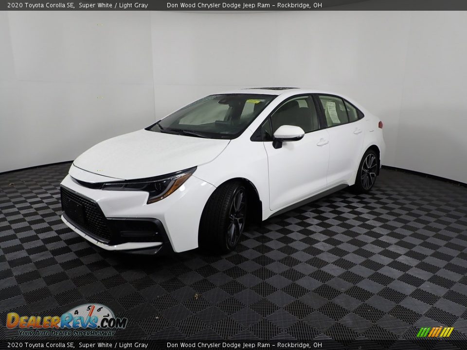 2020 Toyota Corolla SE Super White / Light Gray Photo #6
