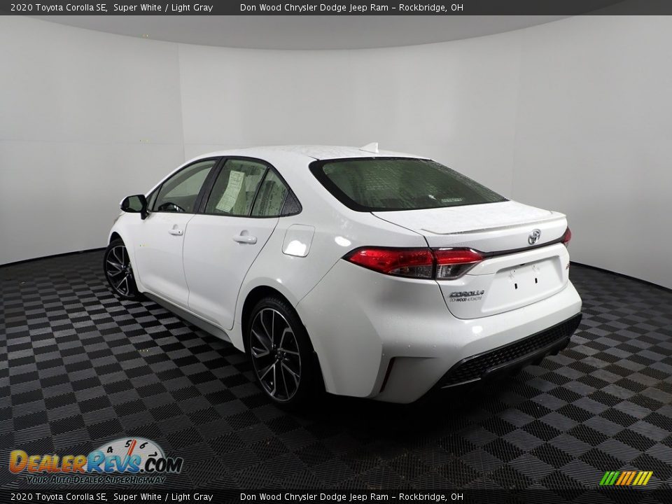 2020 Toyota Corolla SE Super White / Light Gray Photo #7
