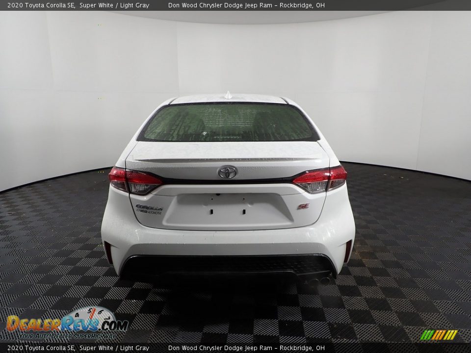 2020 Toyota Corolla SE Super White / Light Gray Photo #8