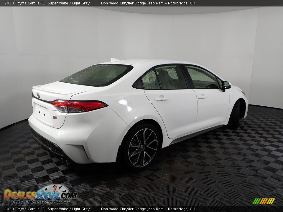 2020 Toyota Corolla SE Super White / Light Gray Photo #11
