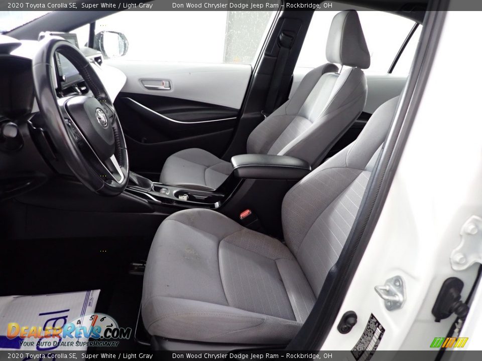 2020 Toyota Corolla SE Super White / Light Gray Photo #14