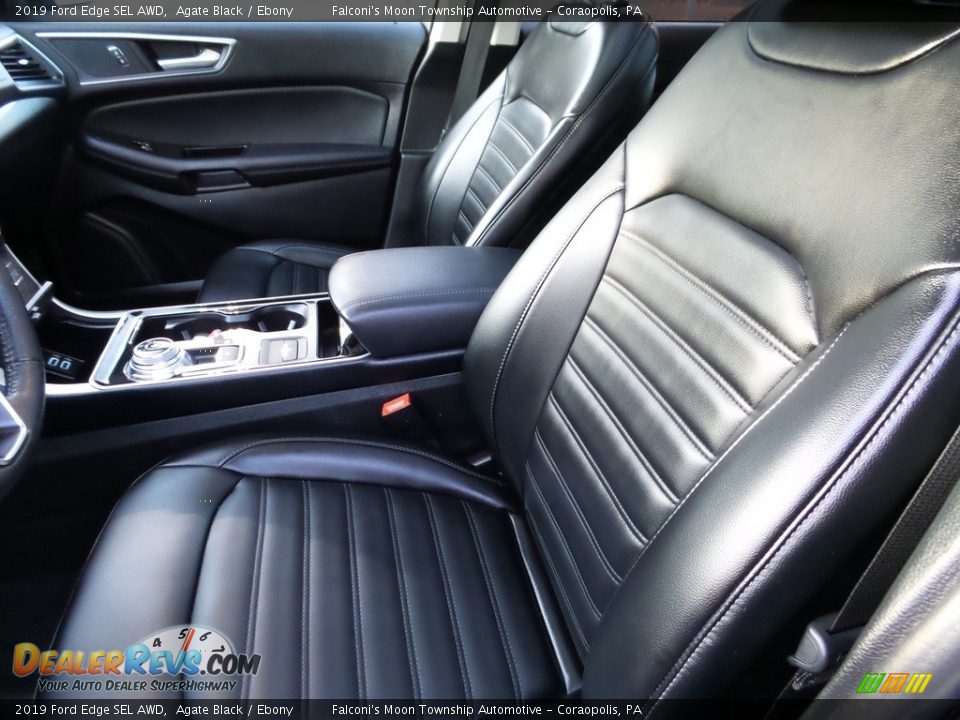 2019 Ford Edge SEL AWD Agate Black / Ebony Photo #18
