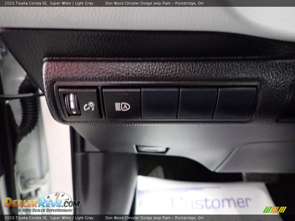 2020 Toyota Corolla SE Super White / Light Gray Photo #15