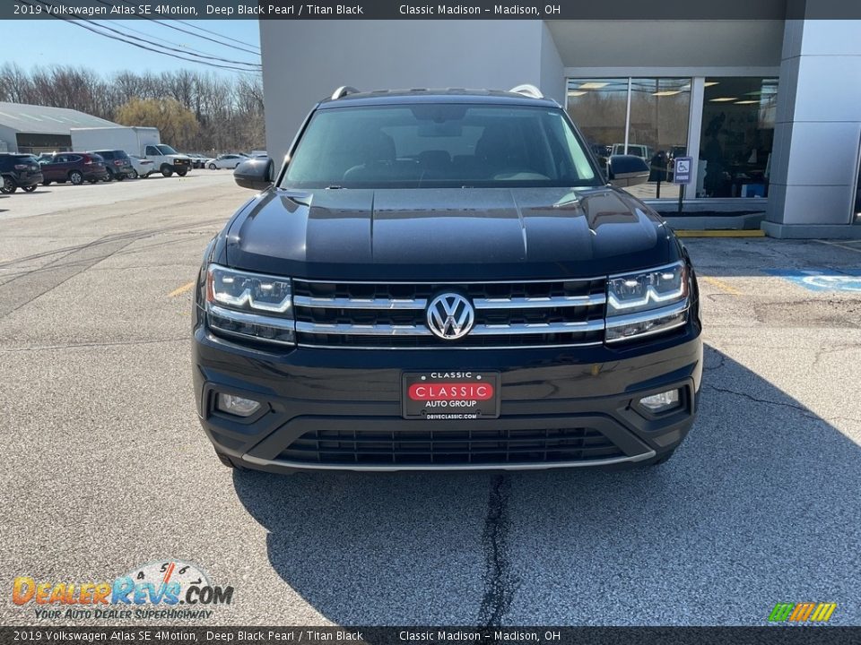 2019 Volkswagen Atlas SE 4Motion Deep Black Pearl / Titan Black Photo #10