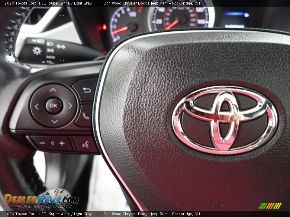2020 Toyota Corolla SE Super White / Light Gray Photo #16