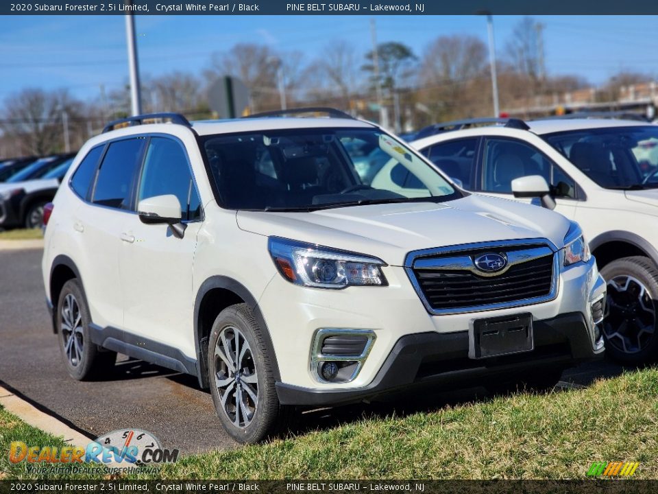 2020 Subaru Forester 2.5i Limited Crystal White Pearl / Black Photo #3