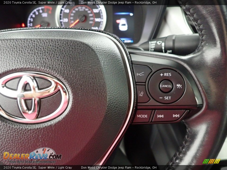 2020 Toyota Corolla SE Super White / Light Gray Photo #17