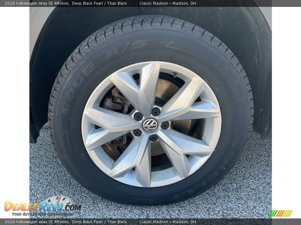 2019 Volkswagen Atlas SE 4Motion Deep Black Pearl / Titan Black Photo #13