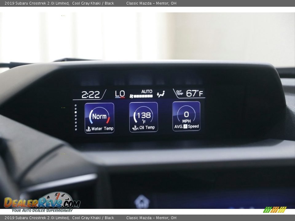 2019 Subaru Crosstrek 2.0i Limited Cool Gray Khaki / Black Photo #11