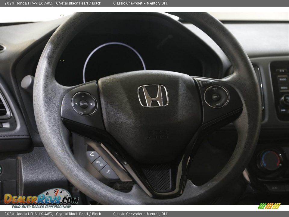 2020 Honda HR-V LX AWD Crystal Black Pearl / Black Photo #7