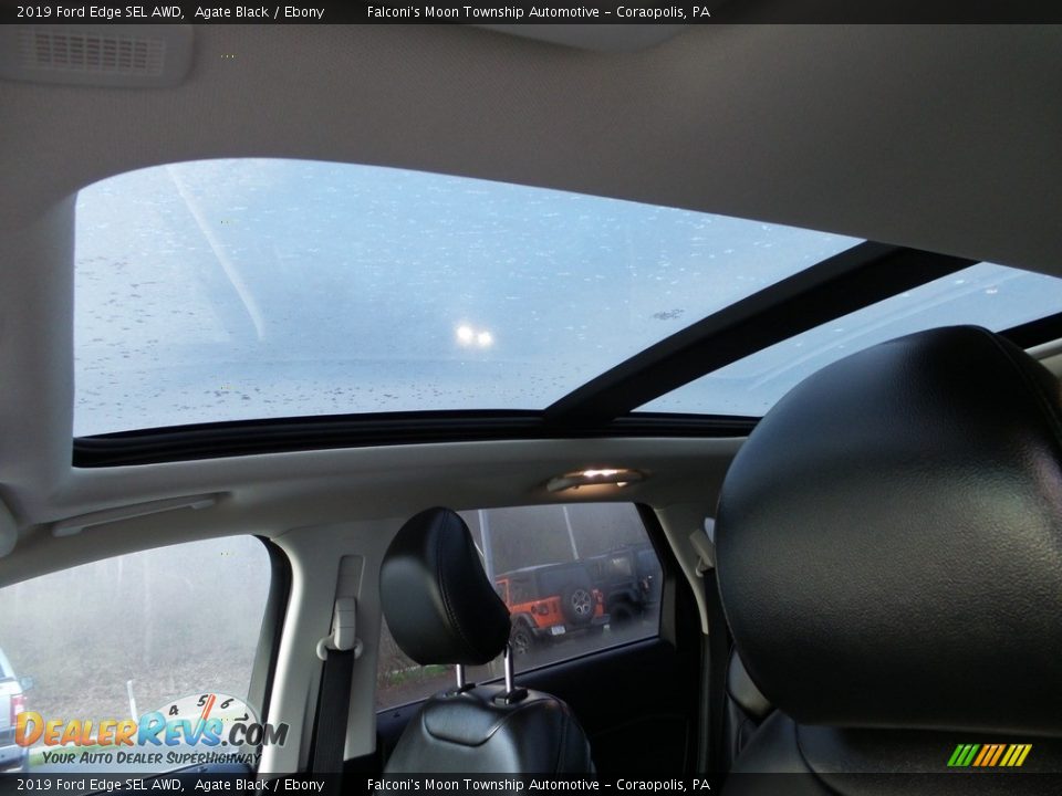 2019 Ford Edge SEL AWD Agate Black / Ebony Photo #24