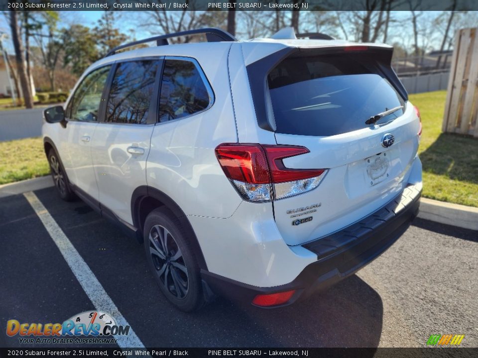 2020 Subaru Forester 2.5i Limited Crystal White Pearl / Black Photo #7