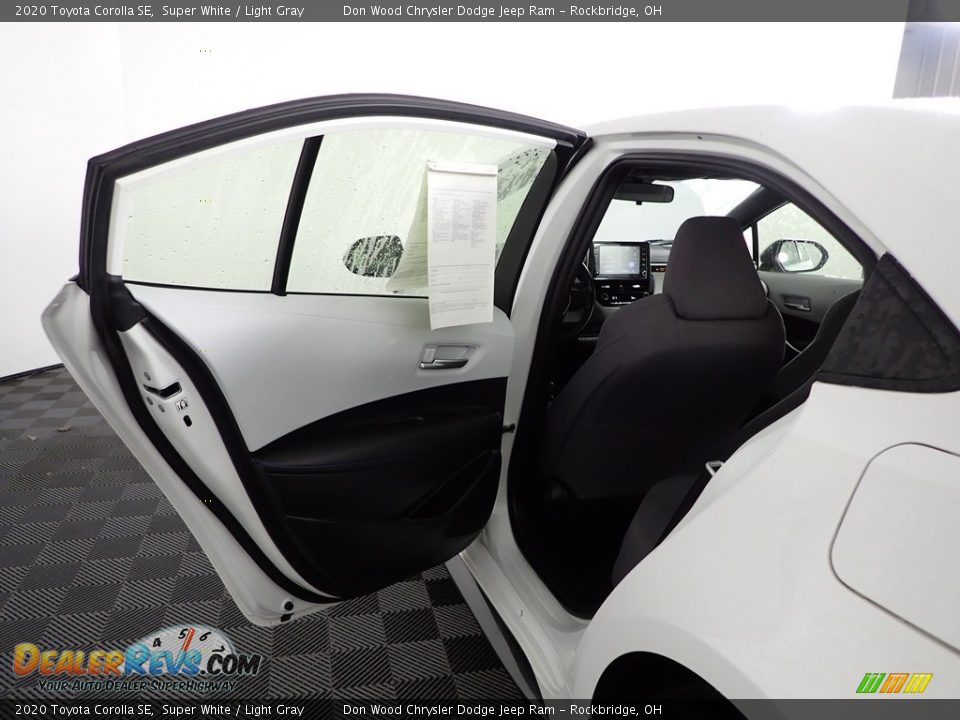 2020 Toyota Corolla SE Super White / Light Gray Photo #22