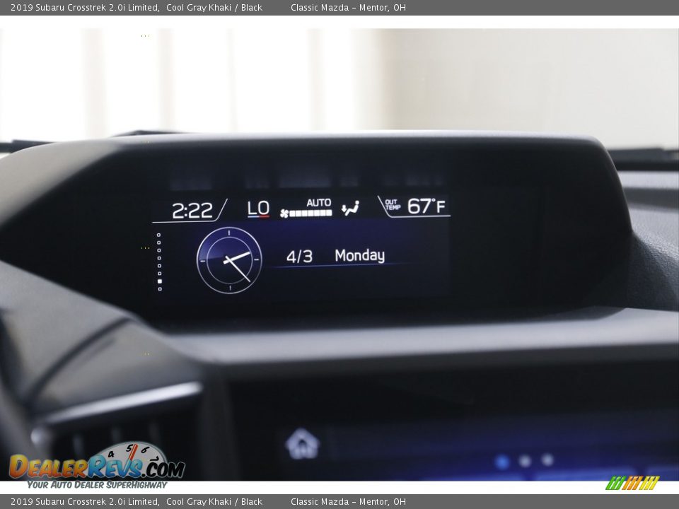 2019 Subaru Crosstrek 2.0i Limited Cool Gray Khaki / Black Photo #15