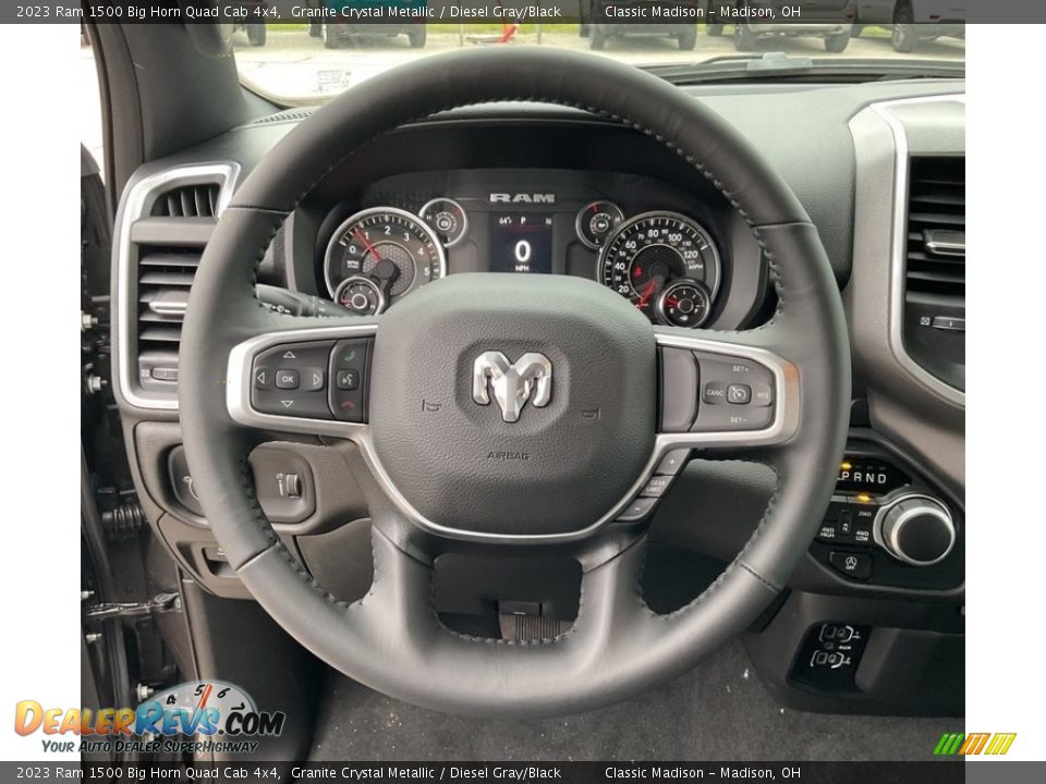 2023 Ram 1500 Big Horn Quad Cab 4x4 Granite Crystal Metallic / Diesel Gray/Black Photo #5