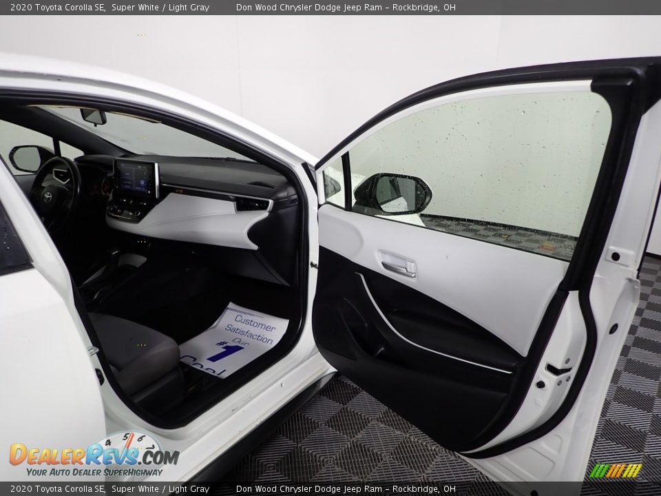 2020 Toyota Corolla SE Super White / Light Gray Photo #25