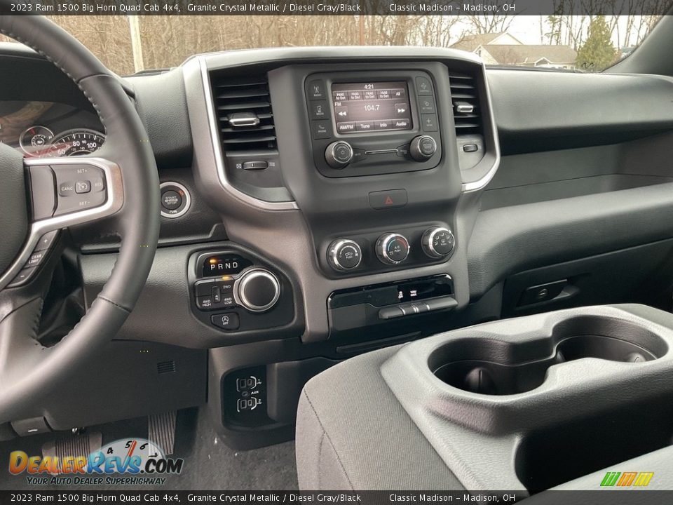 2023 Ram 1500 Big Horn Quad Cab 4x4 Granite Crystal Metallic / Diesel Gray/Black Photo #6