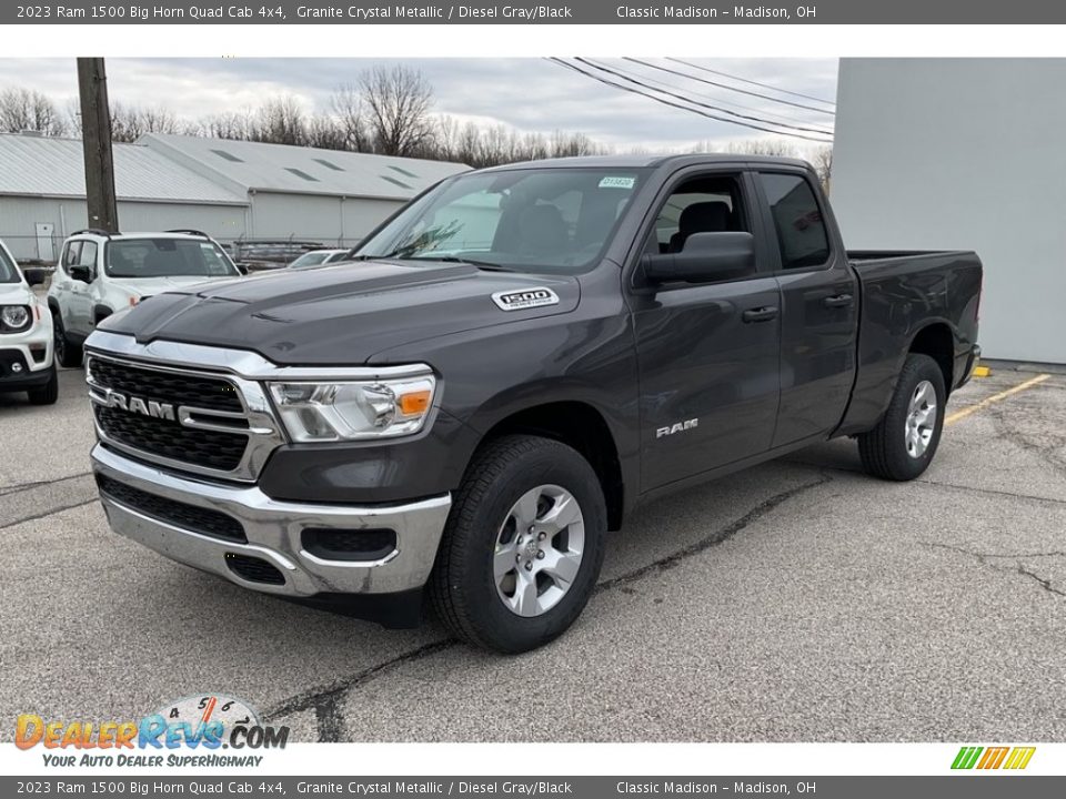 2023 Ram 1500 Big Horn Quad Cab 4x4 Granite Crystal Metallic / Diesel Gray/Black Photo #8