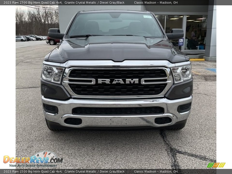 2023 Ram 1500 Big Horn Quad Cab 4x4 Granite Crystal Metallic / Diesel Gray/Black Photo #10