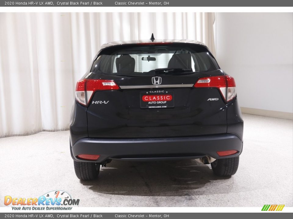 2020 Honda HR-V LX AWD Crystal Black Pearl / Black Photo #17