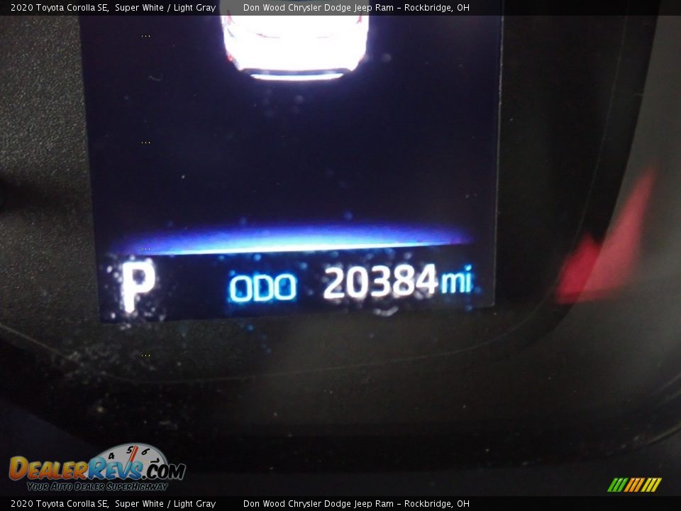 2020 Toyota Corolla SE Super White / Light Gray Photo #30