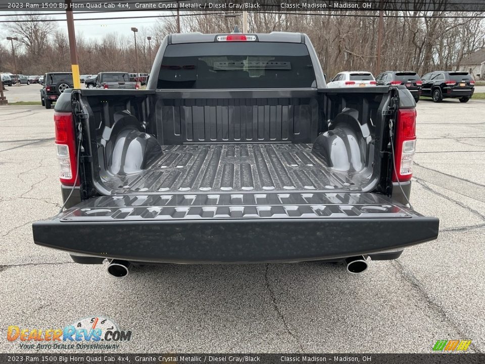 2023 Ram 1500 Big Horn Quad Cab 4x4 Granite Crystal Metallic / Diesel Gray/Black Photo #12
