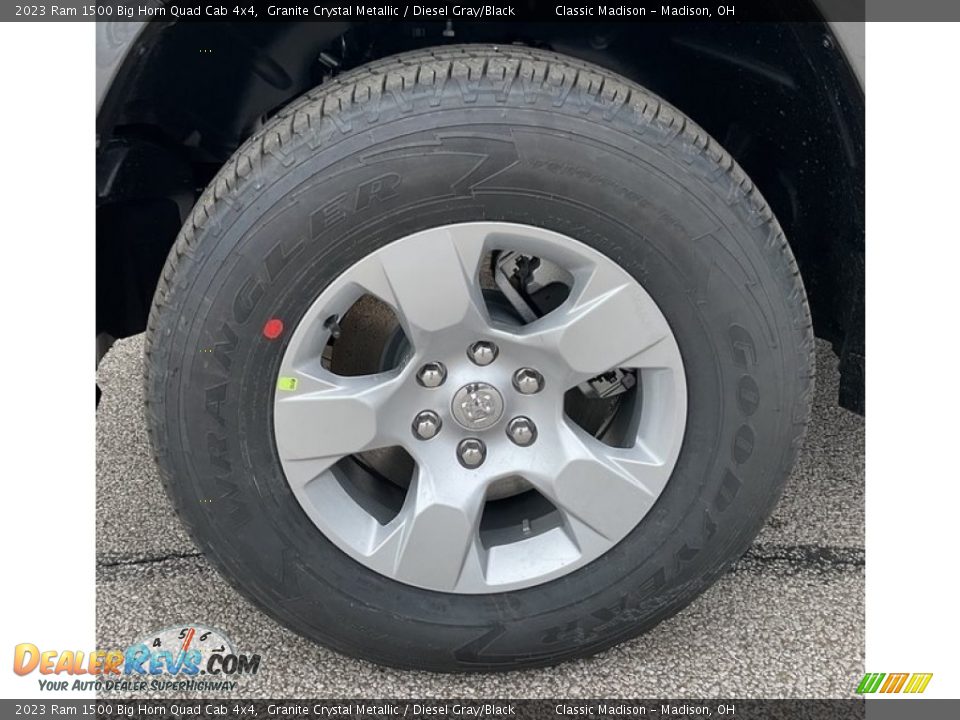 2023 Ram 1500 Big Horn Quad Cab 4x4 Granite Crystal Metallic / Diesel Gray/Black Photo #13