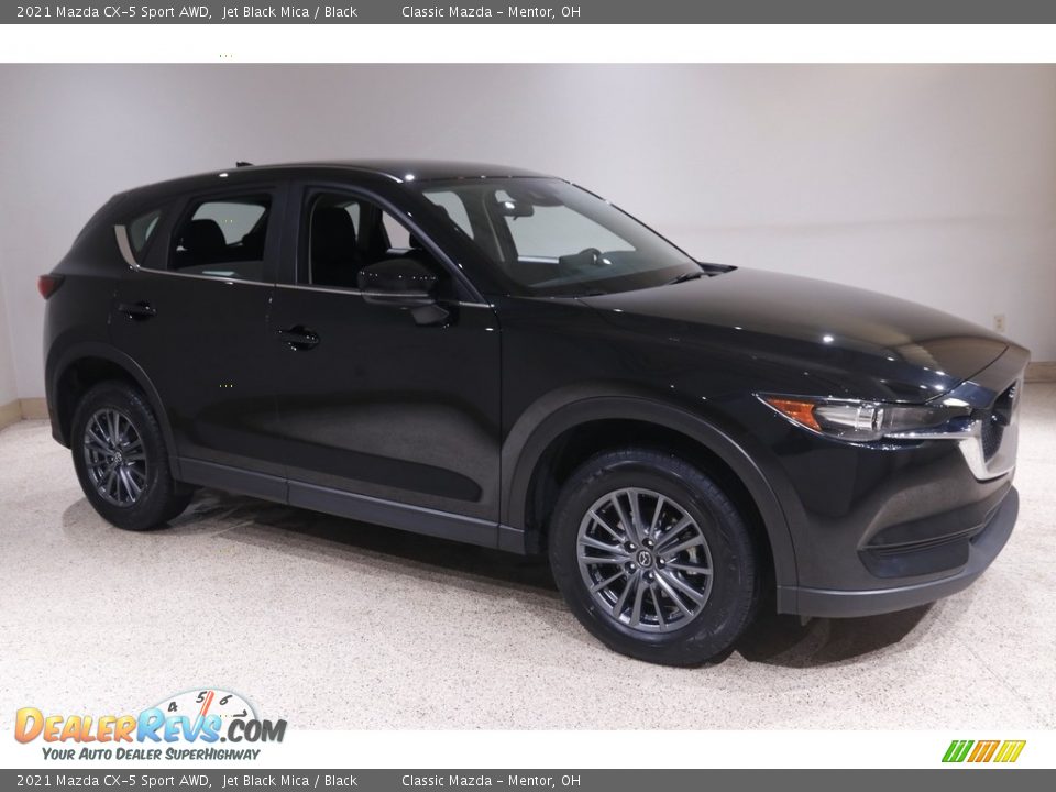 Jet Black Mica 2021 Mazda CX-5 Sport AWD Photo #1