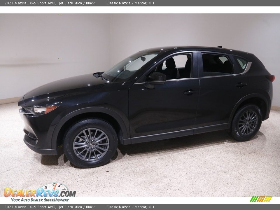 2021 Mazda CX-5 Sport AWD Jet Black Mica / Black Photo #3