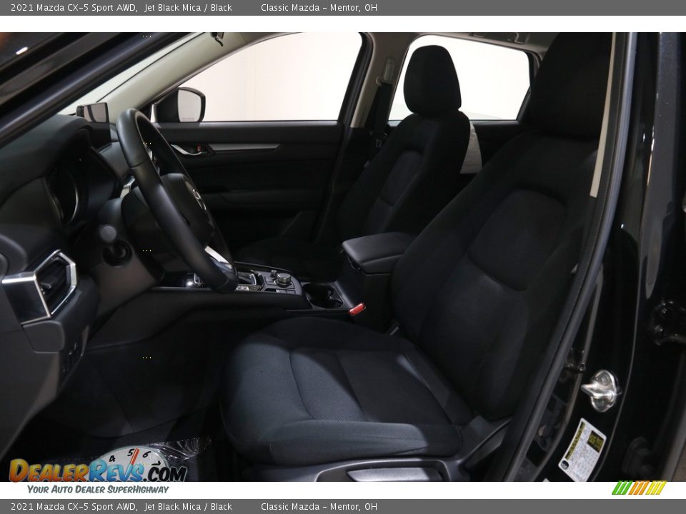 2021 Mazda CX-5 Sport AWD Jet Black Mica / Black Photo #5
